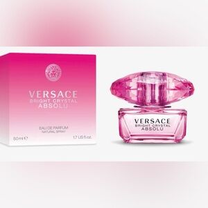 Versace Bright Crystal Absolu Eau de Parfum - Pink and White